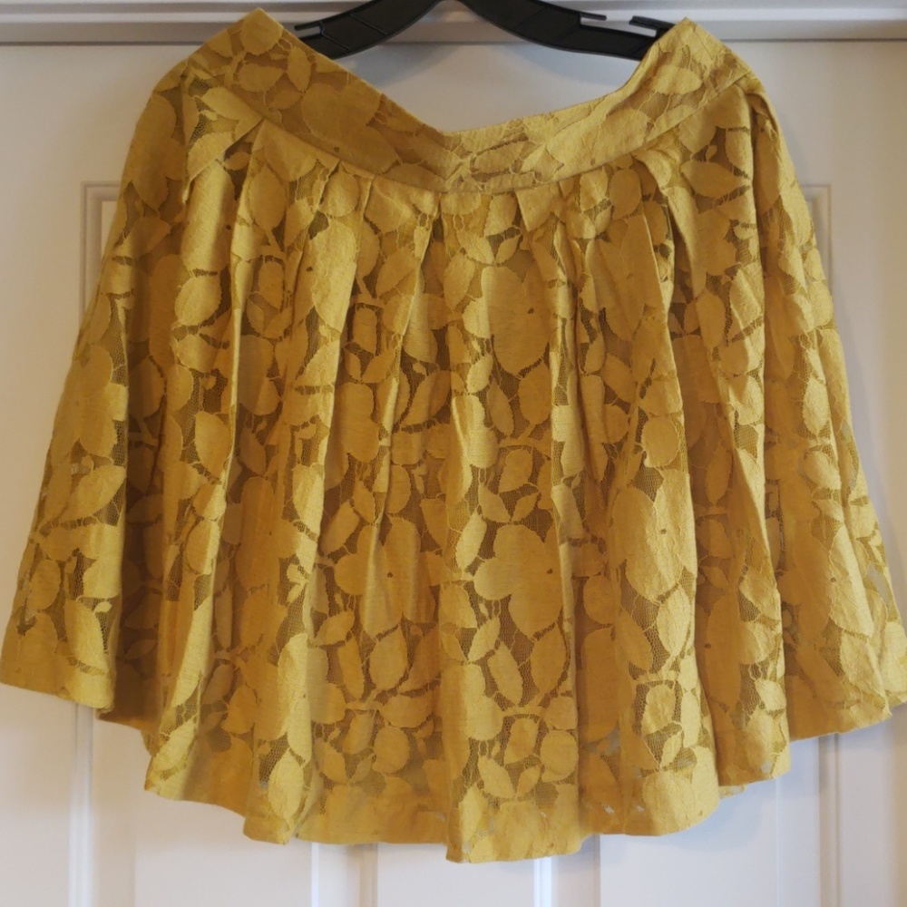 Loft, yellow skirt